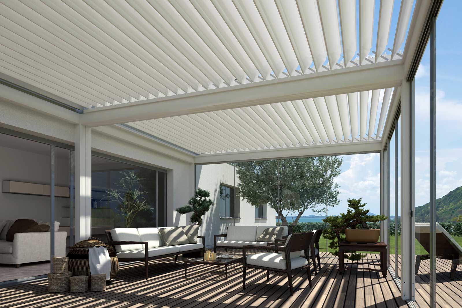 Estructura de pérgola